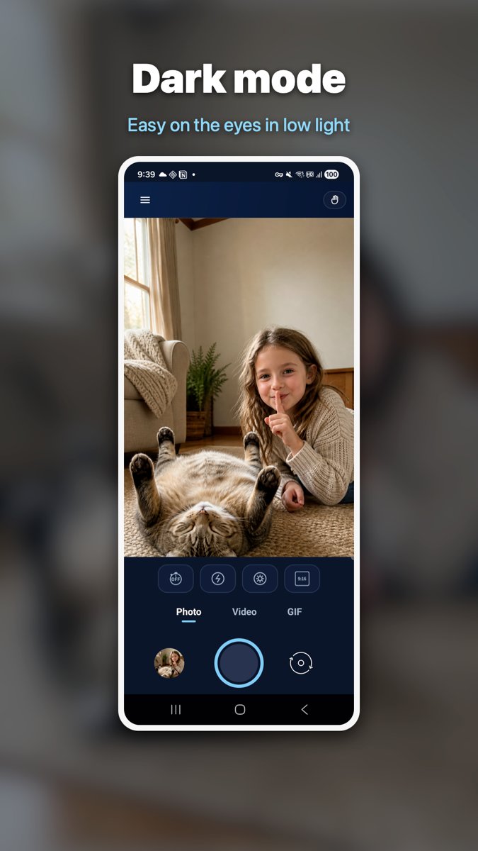 Capture screen in dark mode, so the display does not glare in a dark room